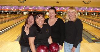 CENTURY 21 Adams & Barnes Team at Arcadia Association of Realtors' Bumper Bowling Charity Event